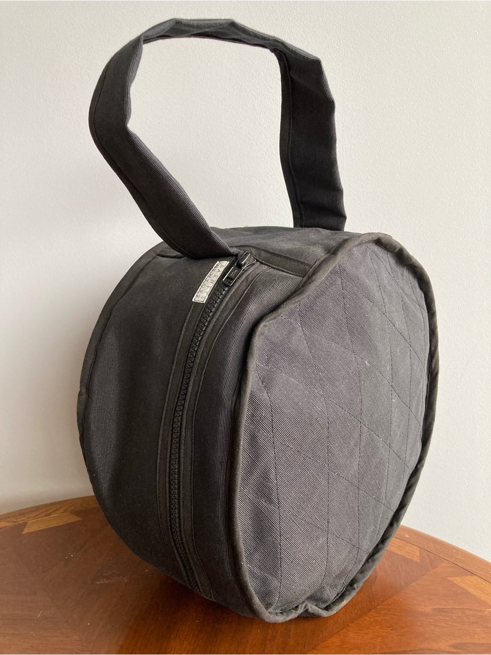 Barneys New York Black Quilted Round Tote